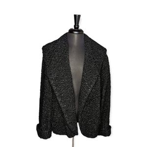 Vintage Black Heavy Jacket Size Large